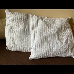 Pair of Euro shams & Pillows